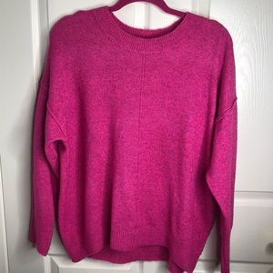 Comfortable vibrant pink sweater by Vince camuto